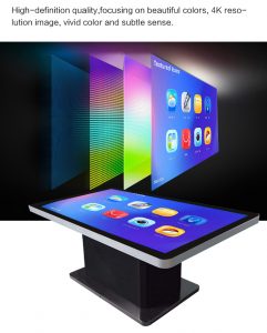 digital touch screen table