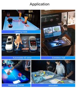 interactive touch screen table