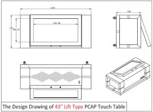 large touch screen table