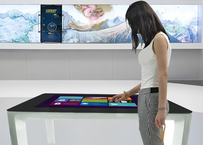 intelligent interactive object recognition touch table
