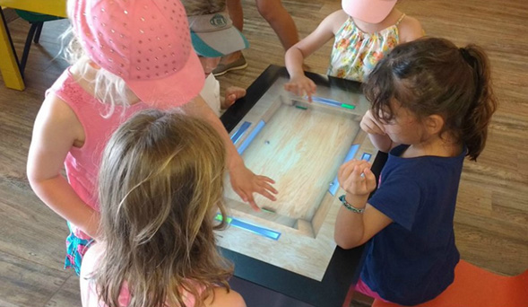 touch and explore activity table