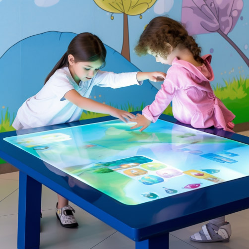 touch screen desk