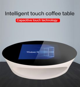 smart coffee table touch screen