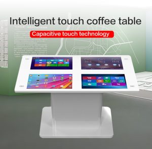 smart coffee table with touch screen