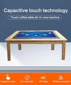 waterproof touch screen coffee table