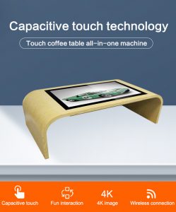 zxtlcd touch screen coffee table