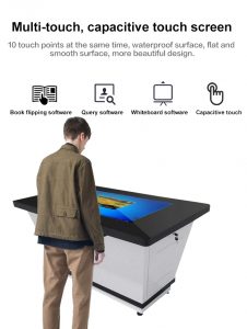 zxtlcd touch screen coffee table