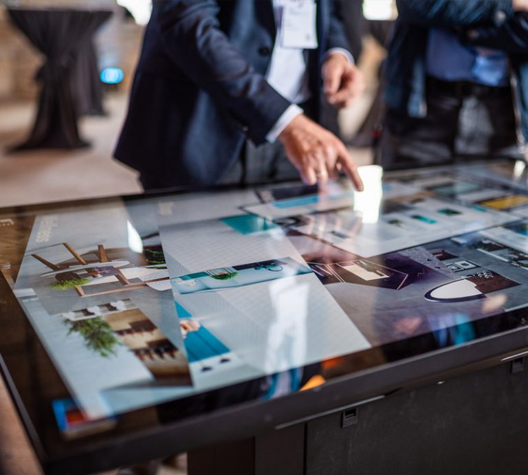 interactive display table